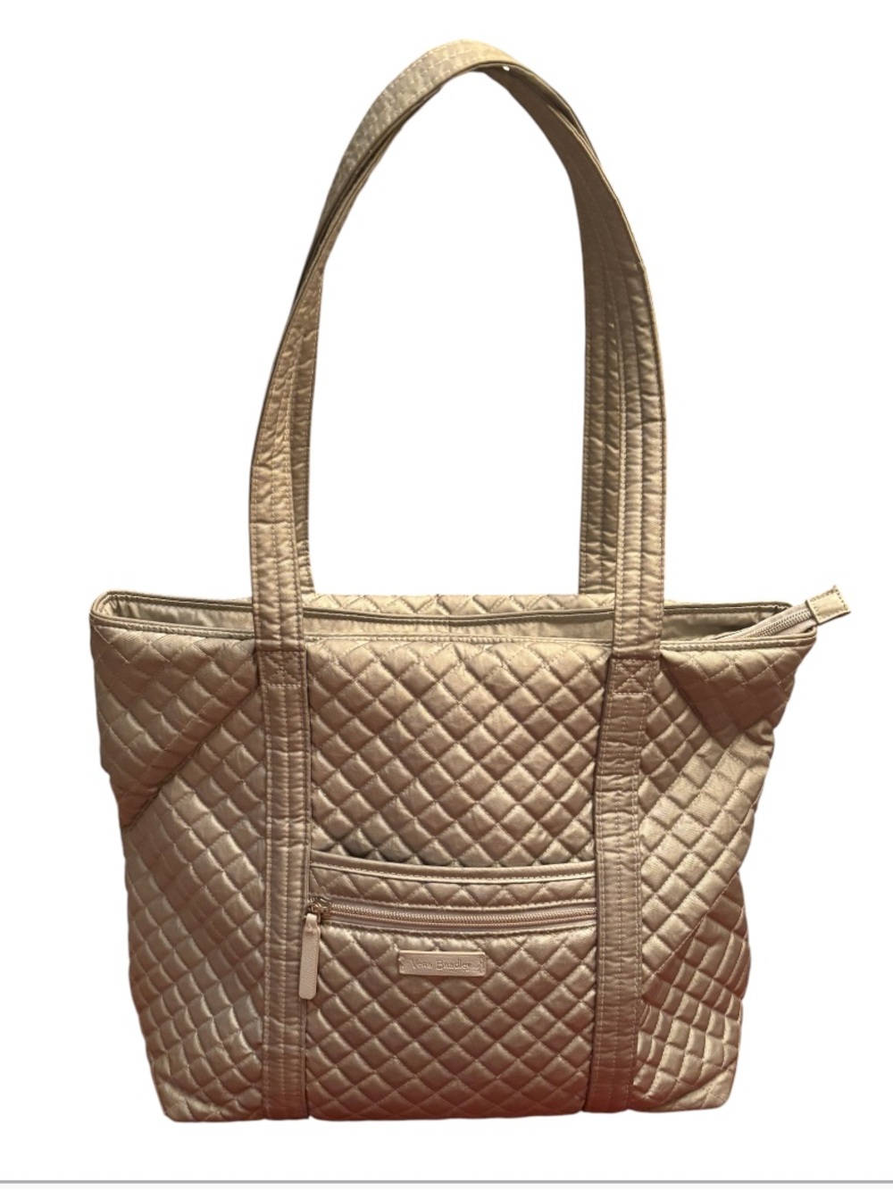 Vera Bradley Iconic Tote in Performance Twill in Tranquil Gray